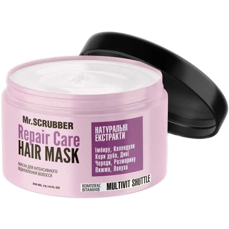 Маска для інтенсивного відновлення волосся Mr.Scrubber Repair Care Hair Mask, 300 мл - фото 1