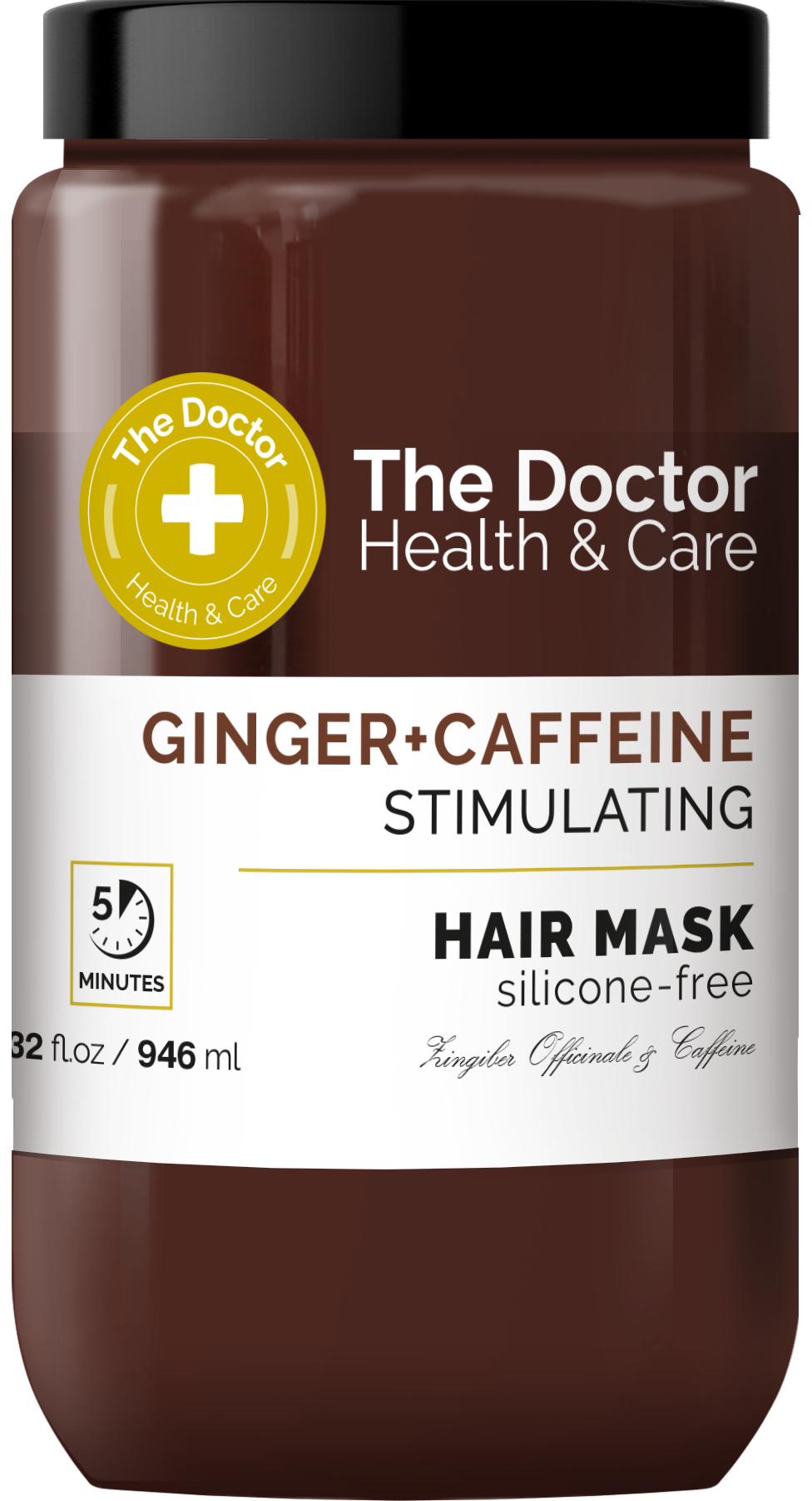 Маска для волос The Doctor Health&Care Ginger + Caffeine Stimulating Hair Mask, 946 мл - фото 1