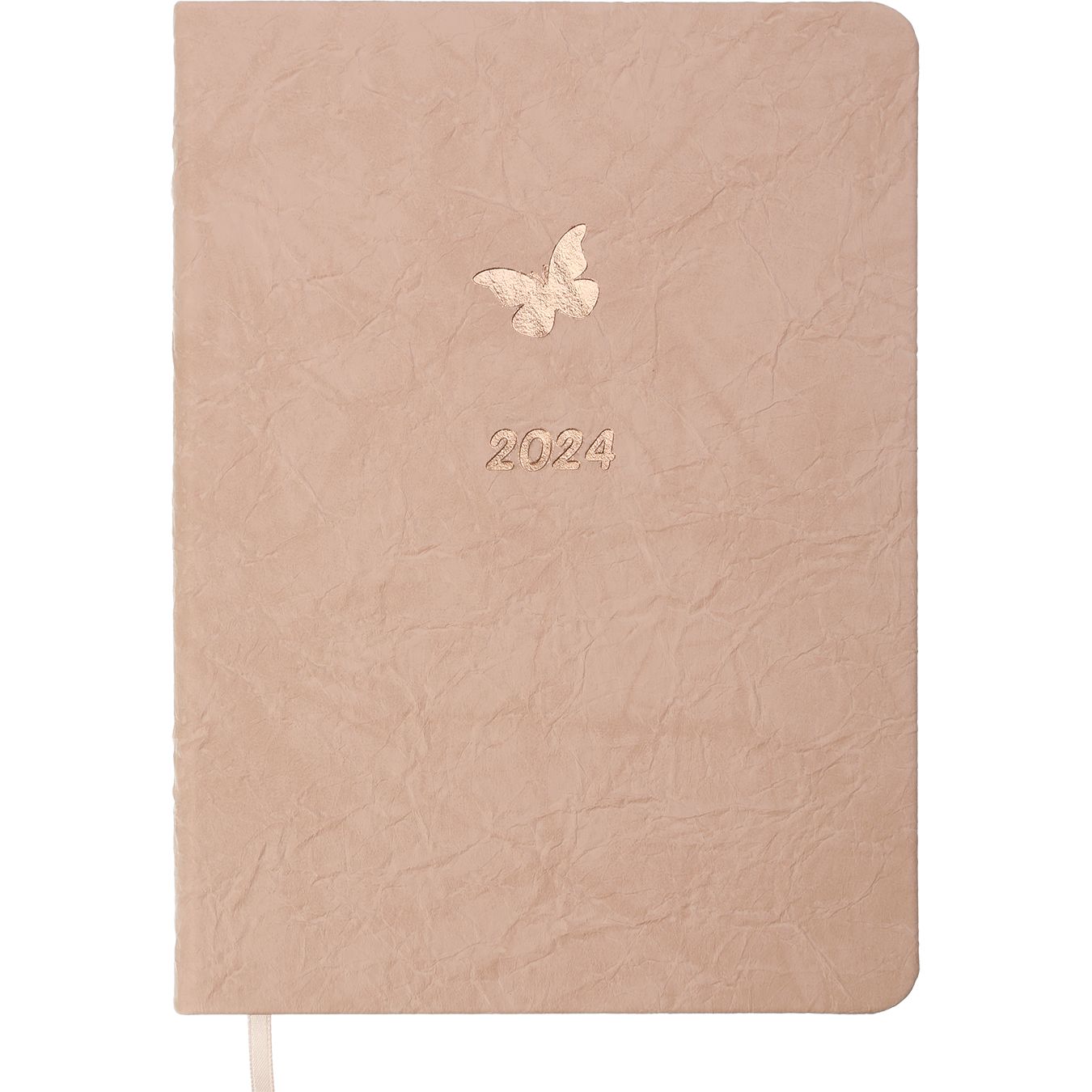 Ежедневник датированный Buromax Dolce 2024 A5 розовый (BM.2140-10) - фото 1
