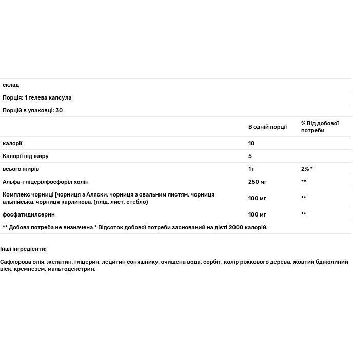 Комплекс Life Extension Cognitex Basics для улучшения работы мозга 30 капсул - фото 3