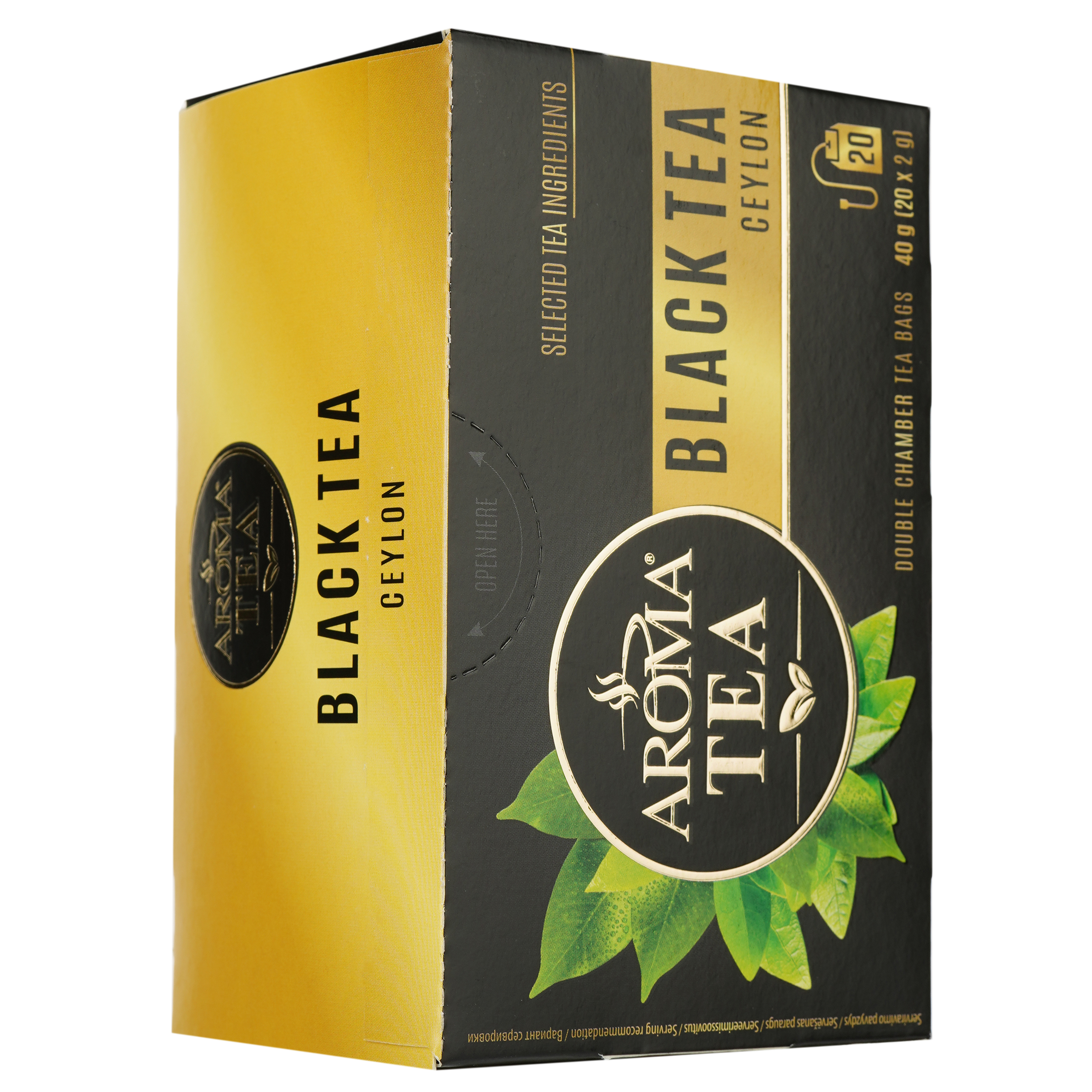 Чай чорний Aroma Tea Classic, 40 г (20 шт. х 2 г) - фото 2