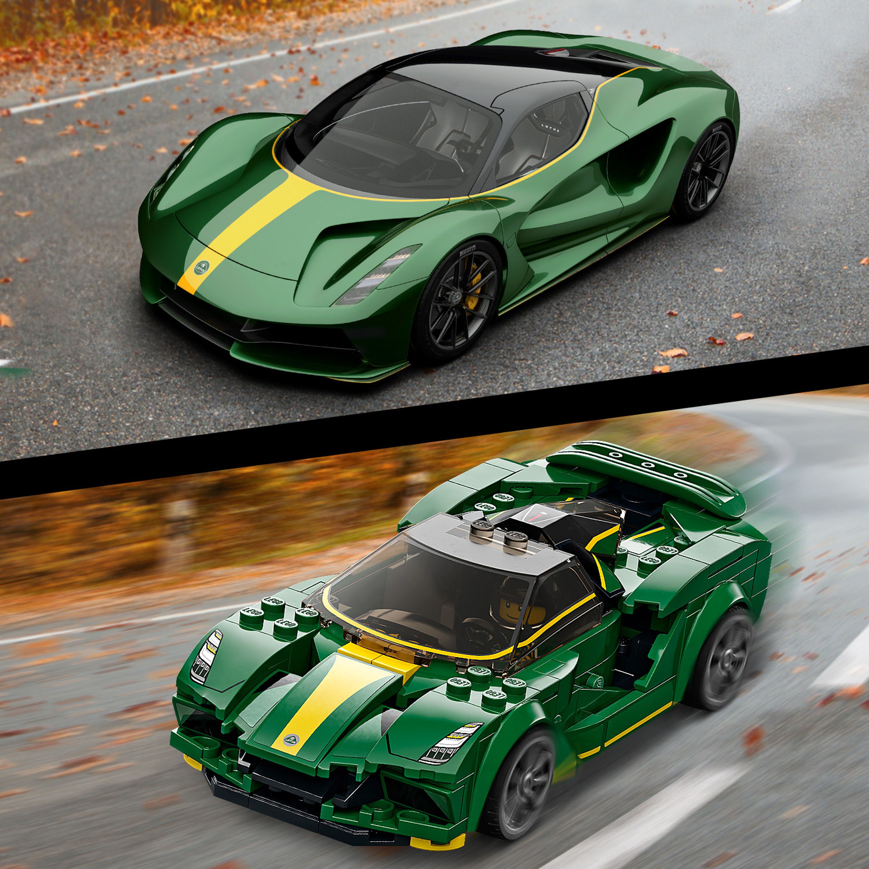 Конструктор LEGO Speed Champions Lotus Evija, 247 деталей (76907) - фото 8