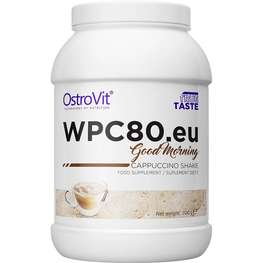 Протеин OstroVit WPC80.eu Good Morning Cappucino Shake 700 г - фото 1