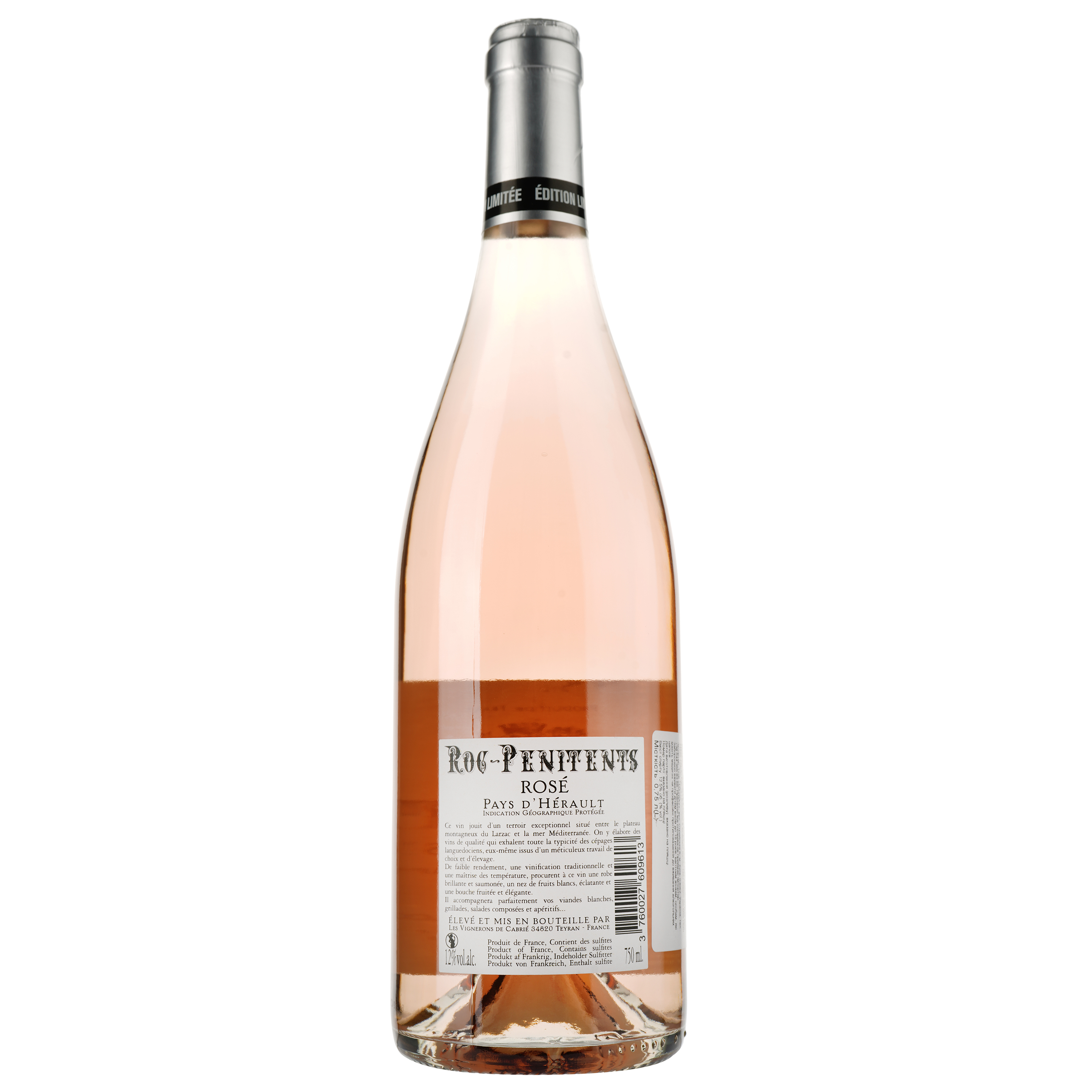Вино Roc Penitents Rose IGP Herault, розовое, сухое, 0.75 л - фото 2