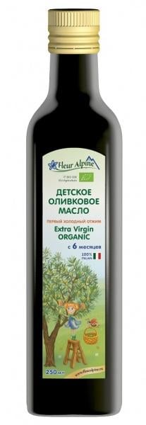 Дитяче оливкова олія Fleur Alpine Органік, 250 мл - фото 1