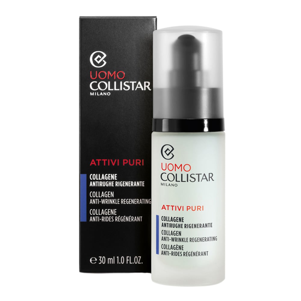 Крем для лица Collistar Linea Uomo Attivi Puri Collagen Anti-Wrinkle Regenerating Против морщин с коллагеном, 30 мл - фото 2