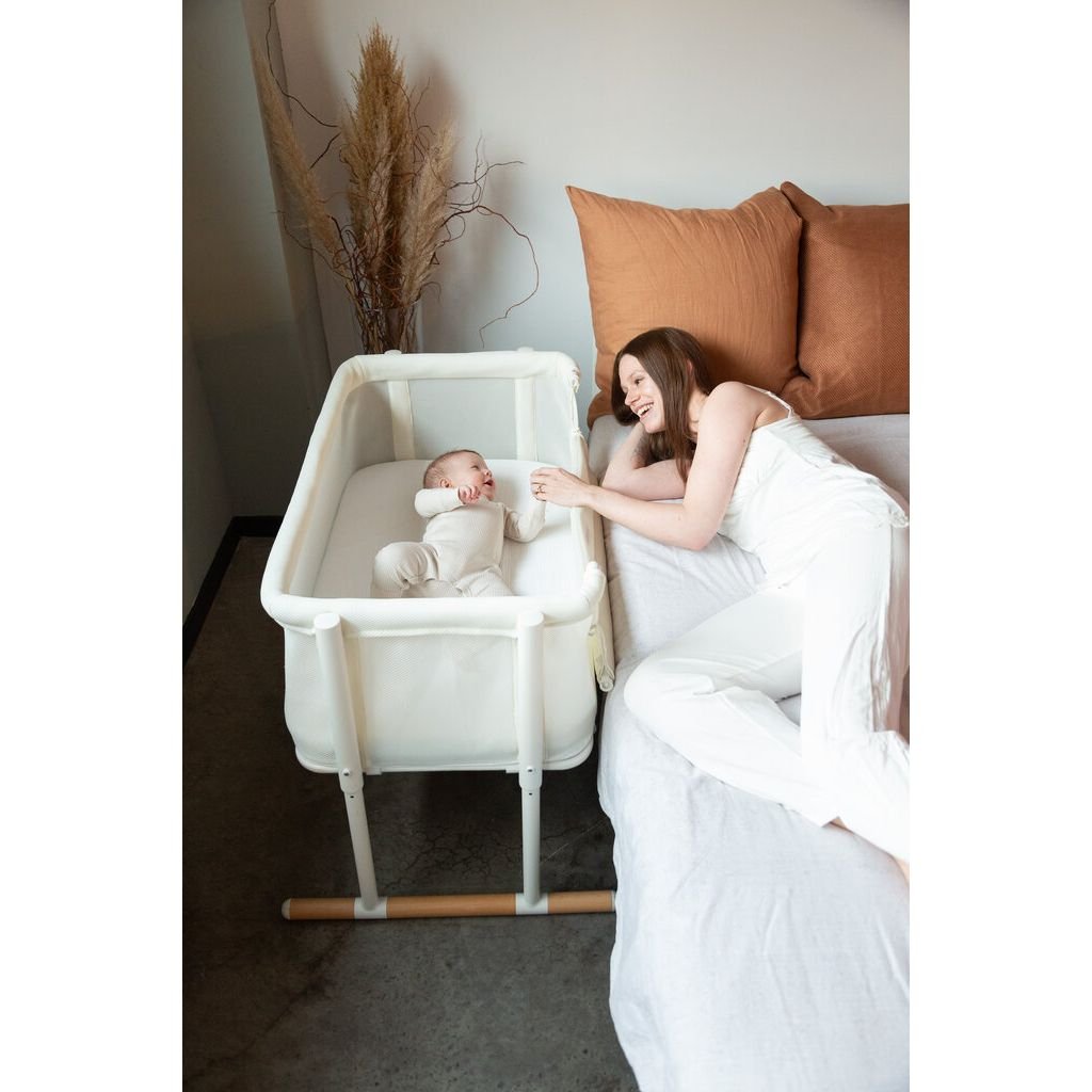 Детская кроватка Childhome Evolux Bedside Crib 2 в 1, 97х64х85 см, белый (EVOBSCNW) - фото 11