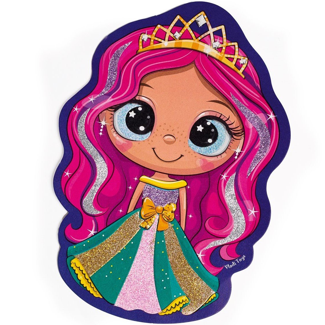 Набір для творчості Vladi Toys Glitter Art Казкові принцеси укр. мова (VT4501-10) - фото 5