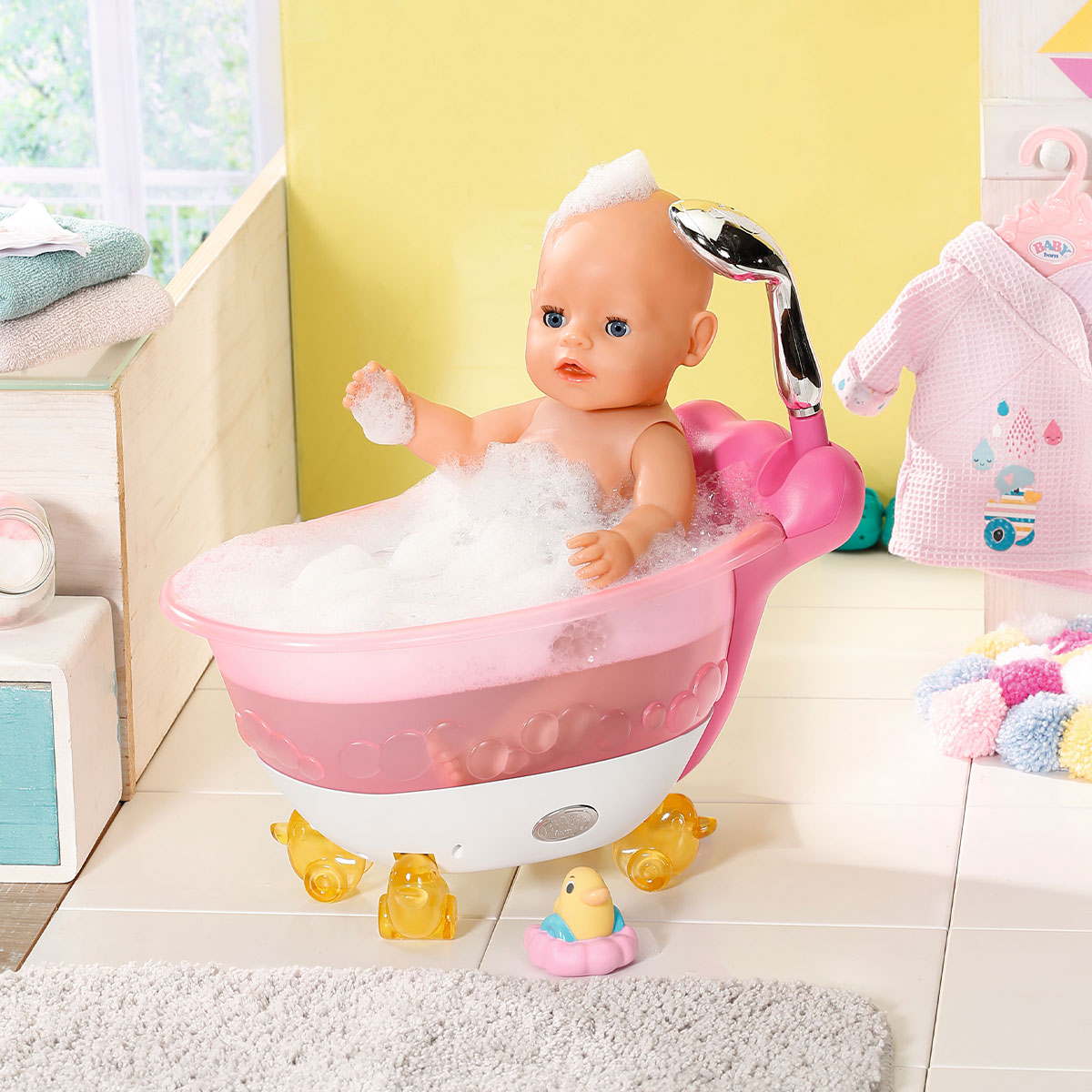 Автоматическая ванночка Zapf Baby Born Забавное купание (828366) - фото 5