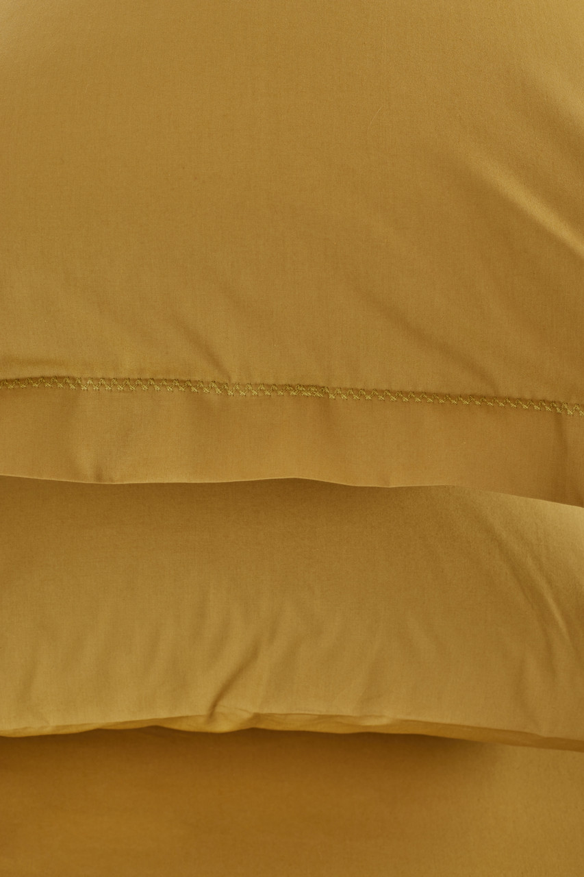 Комплект постельного белья Penelope Catherine moss green, хлопок, King Size (200х180+35см), желтый (svt-2000022294225) - фото 2