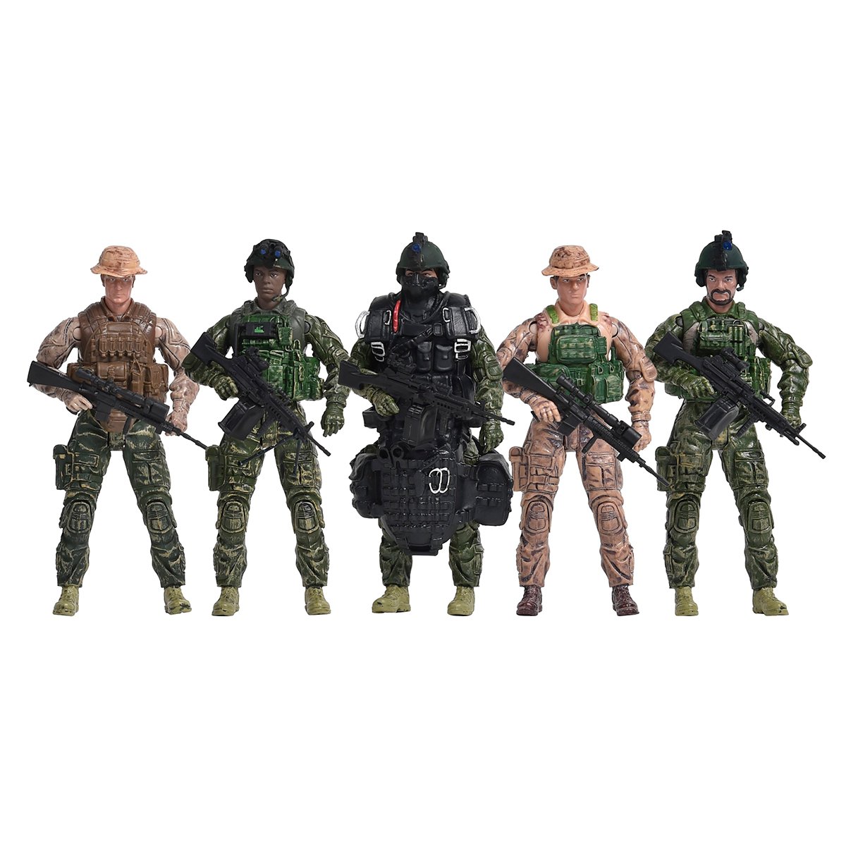 Игровой набор фигурок солдатов Elite Force Морские котики, 5 фигурок (101837) - фото 2