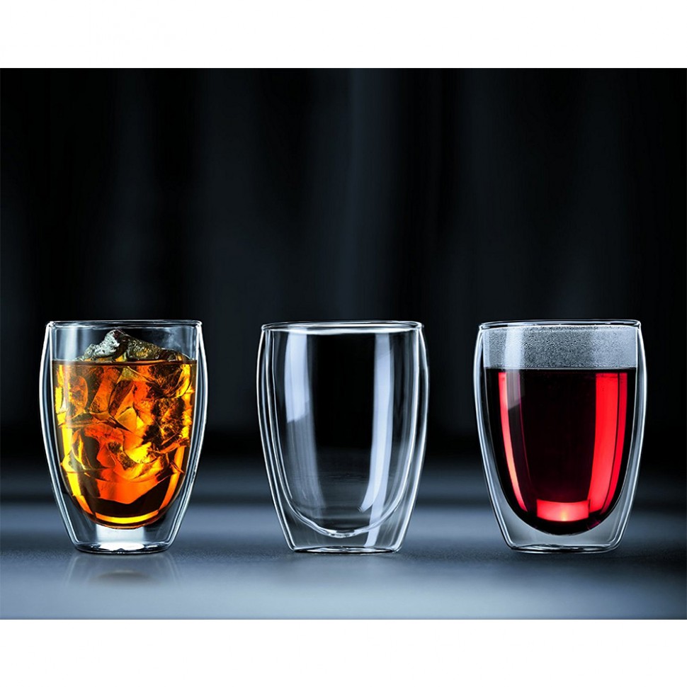 Набір стаканів Bodum Pavina Double Thermo-Glasses 0.35 л 2 шт. (4559-10) - фото 3