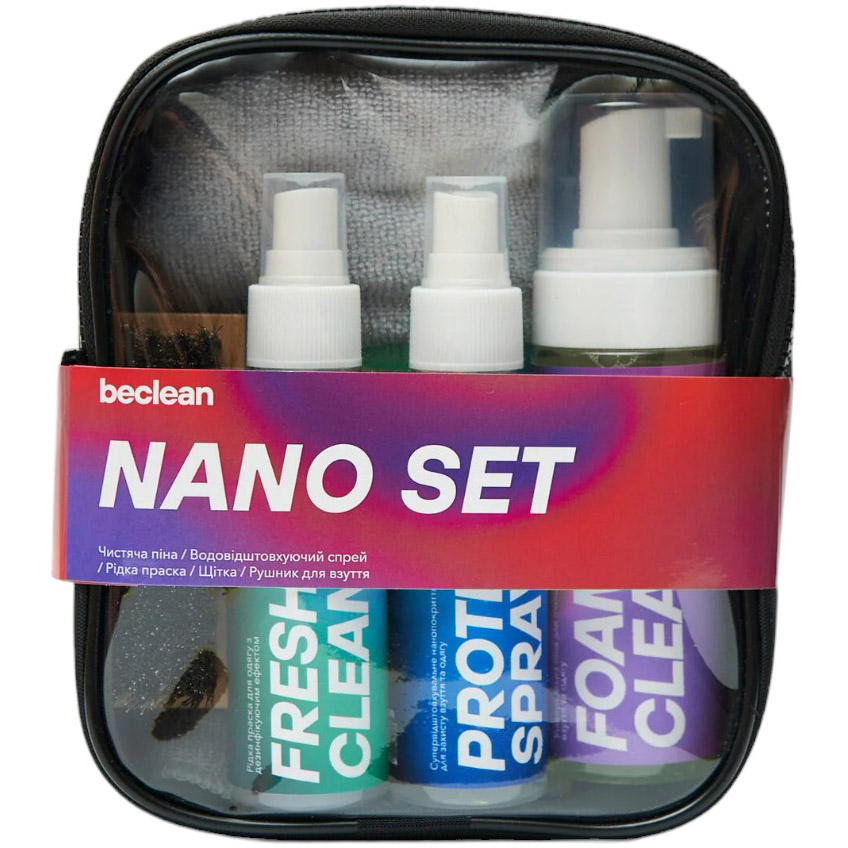 Комплексний набір для догляду за взуттям Beclean Nano Set - фото 1