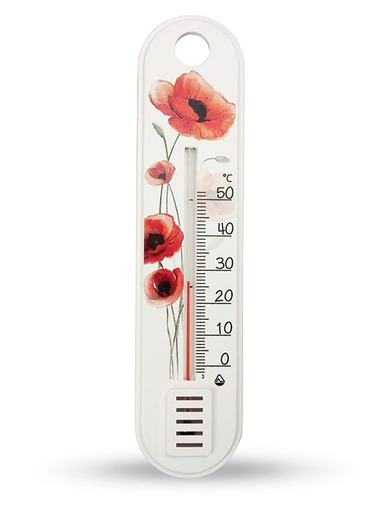 Термометр Стеклоприбор Сувенир П-1 Маки (300185) - фото 1