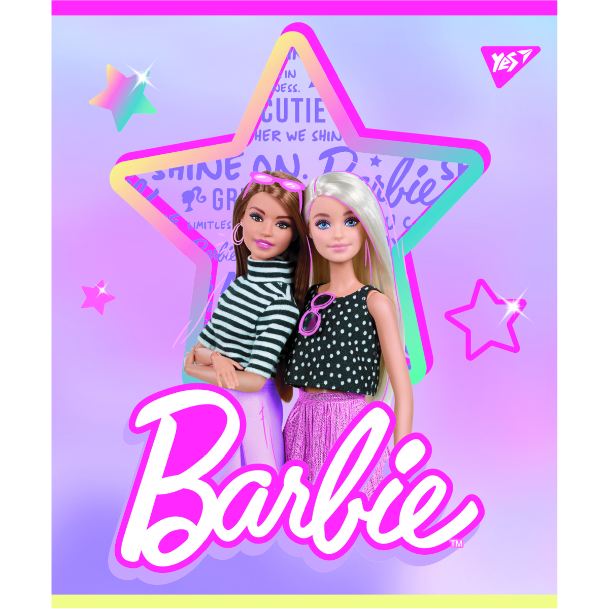 Набор тетрадей Yes Barbie А5 в клетку 18 листов 10 шт. (766813) - фото 4