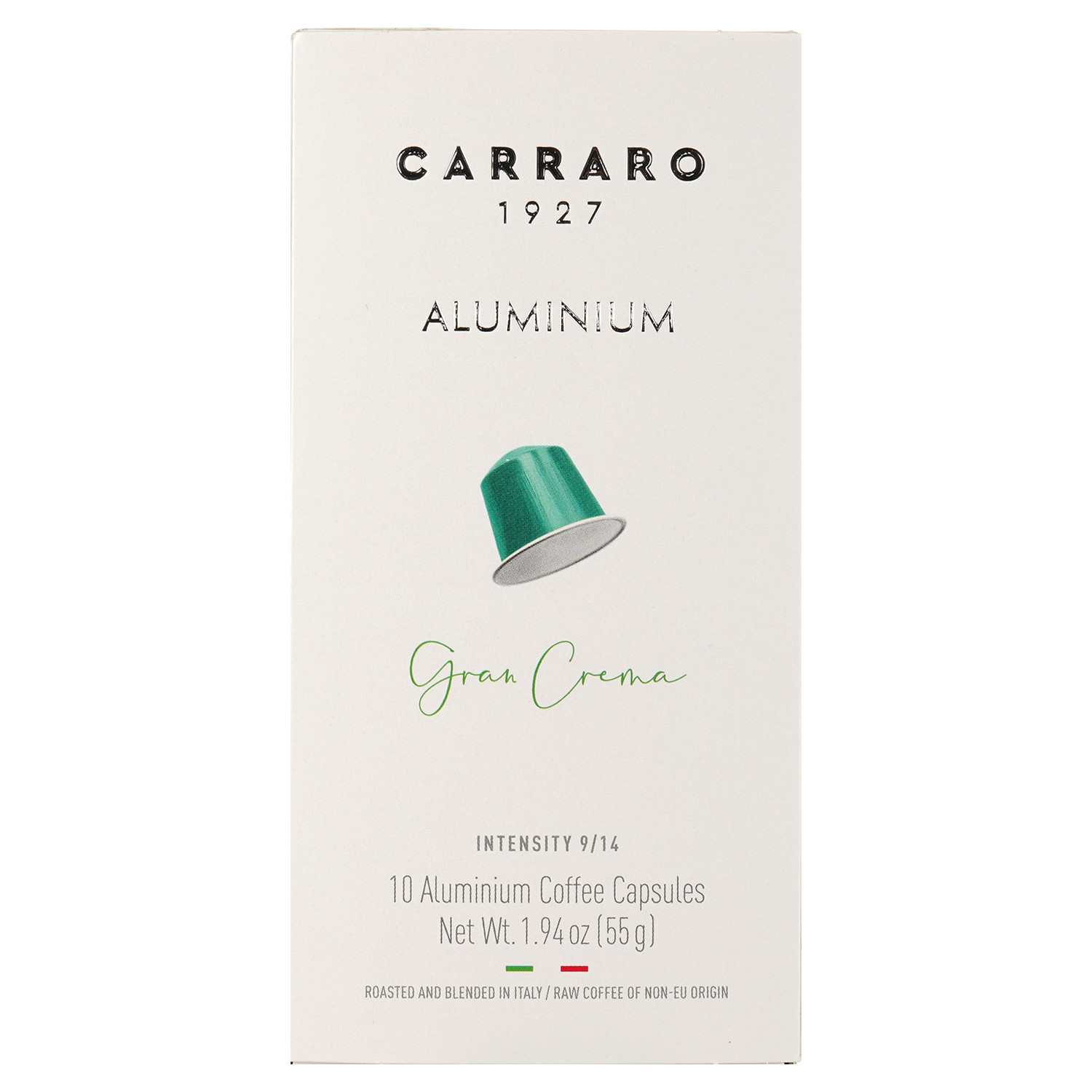 Кофе в капсулах Carraro Nespresso Aluminium Gran Crema, 10 капсул - фото 1