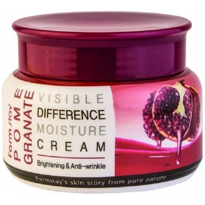 Крем для обличчя Farmstay Pomegranate Visible Difference Moisture Cream з екстрактом граната, 100 мл - фото 1