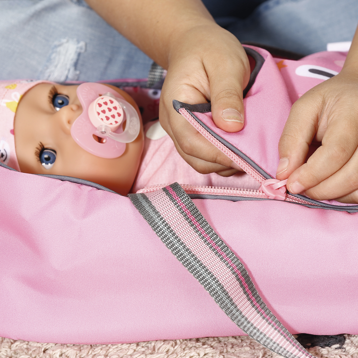 Люлька-переноска для куклы Baby Born 2 в 1 Сладкие сны (832448) - фото 5