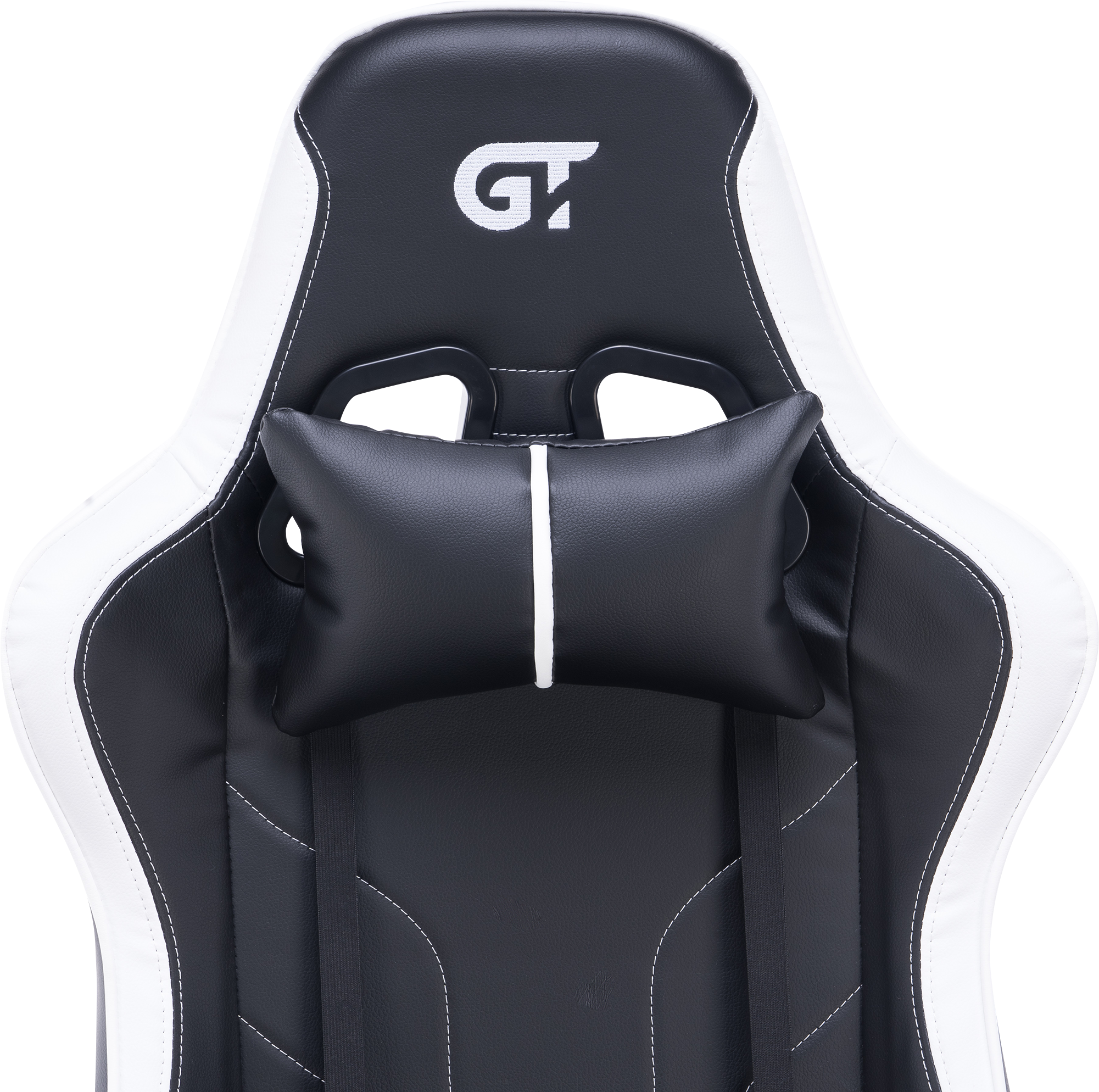 Геймерское кресло GT Racer черное с белым (X-2528 Black/White) - фото 10