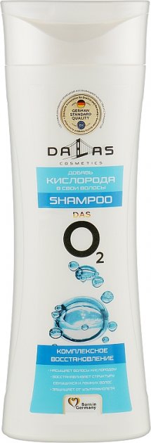 Шампунь для восстановления волос Dalas das O2, 300 мл (723826) - фото 1