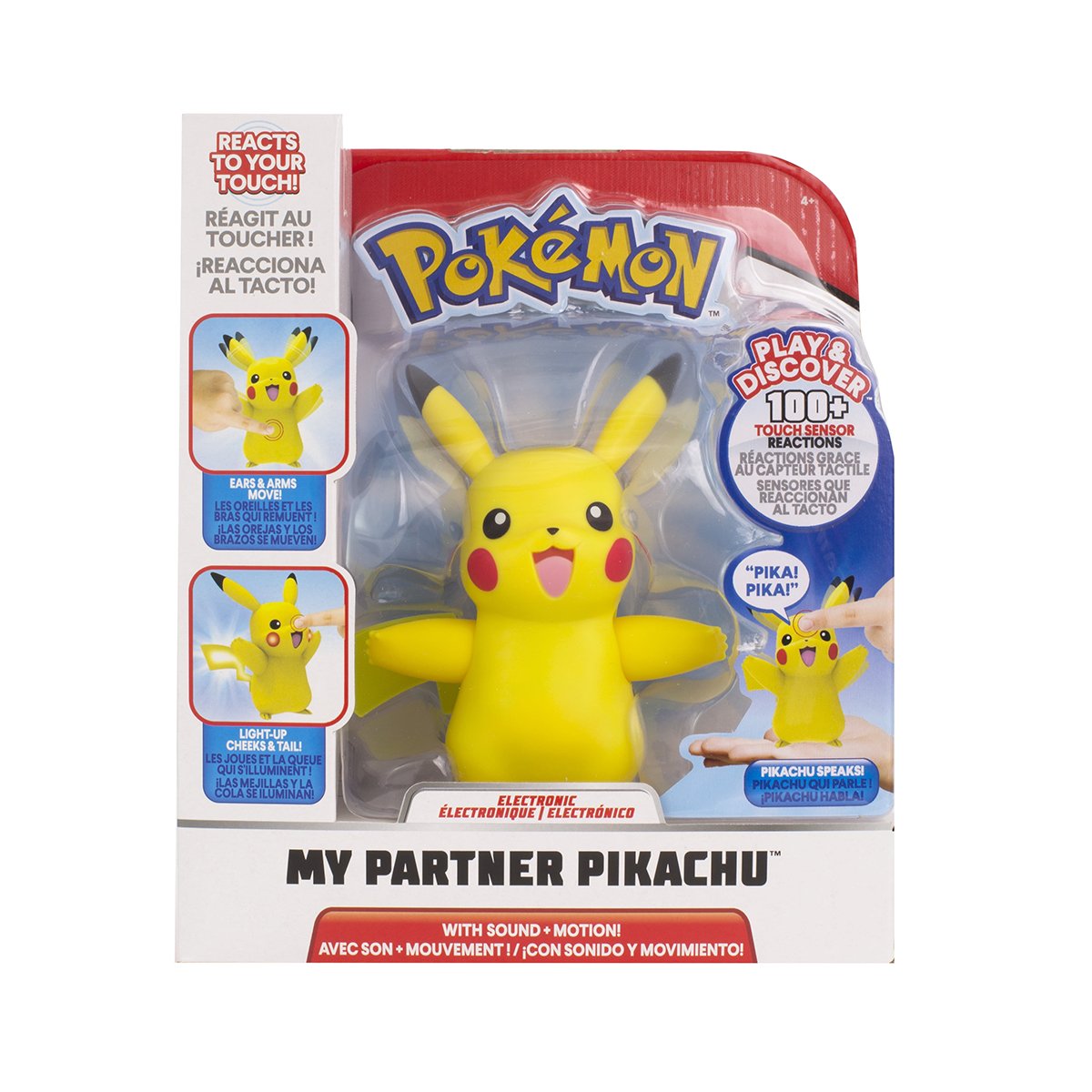 Интерактивная игрушка Pokemon My Partner Pikachu (97759) - фото 5