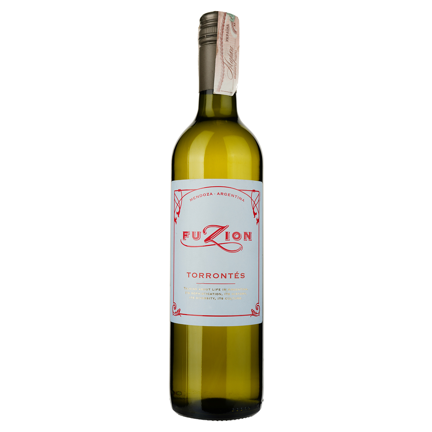 Вино Fuzion Torrontes, белое, сухое, 13,5%, 0,75 л (35589) - фото 1