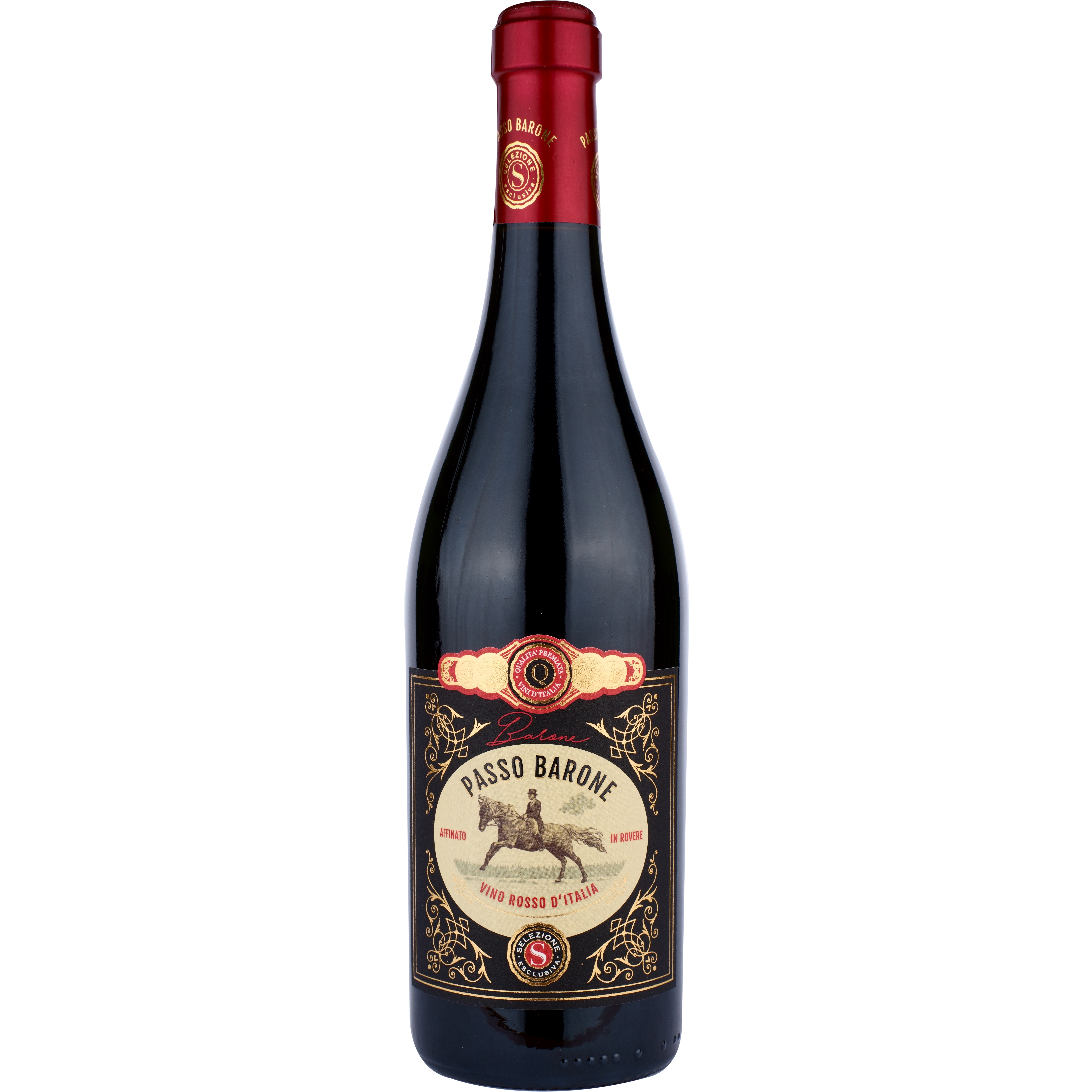 Вино Paololeo Passo Barone Rosso, червоне, сухе, 0,75 л - фото 1