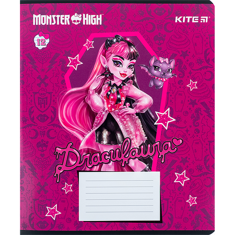 Набор тетрадей Kite Monster High А5 в линейку 12 листов 25 шт. (MH24-234) - фото 3