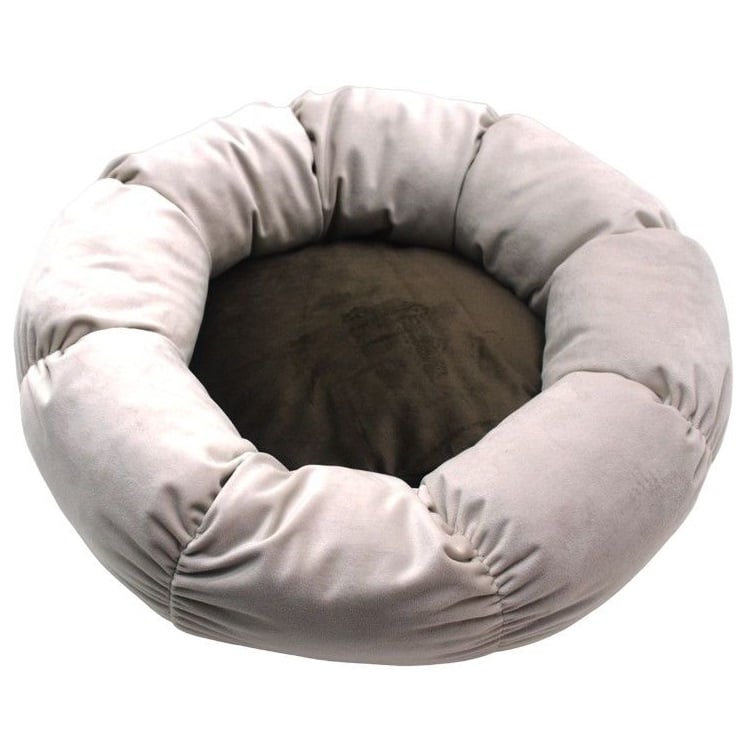 Лежак Matys Жасмин №2, 54х14 см, круглый, молочный - фото 1