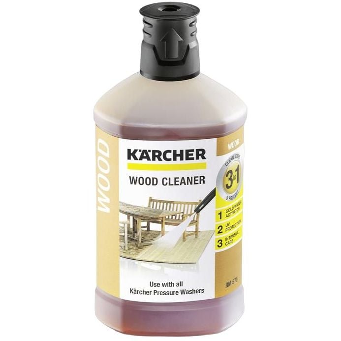 Средство для чистки древесины Karcher RM 612 3 в 1 Plug-n-Clean, 1 л - фото 1