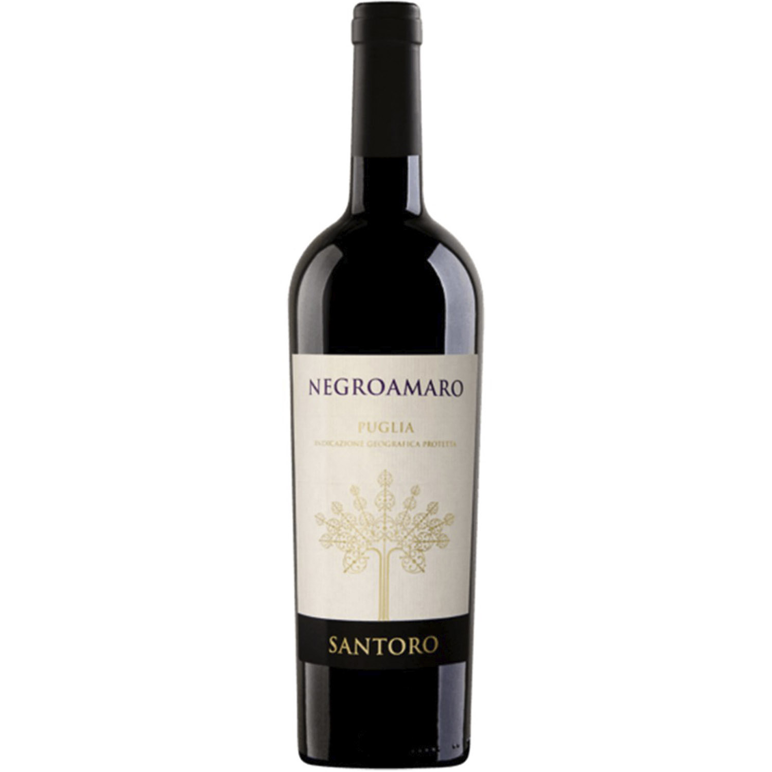 Вино San Marzano Santoro Negroamaro IGP Puglia червоне сухе 0.75 л - фото 1
