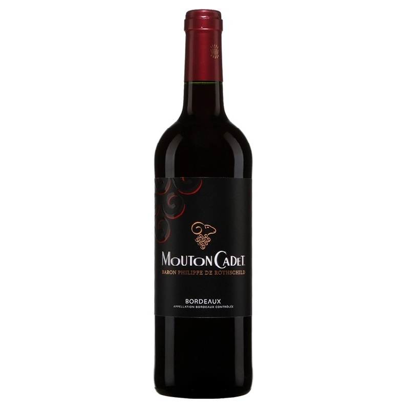 Вино Mouton Cadet Rouge, красное, сухое, 14%, 0,75 л - фото 1