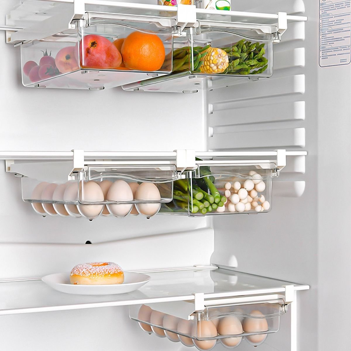 Контейнер підвісний у холодильник для яєць МВМ My Home KP-69 T 300х200х95 мм (KP-69 T) - фото 7