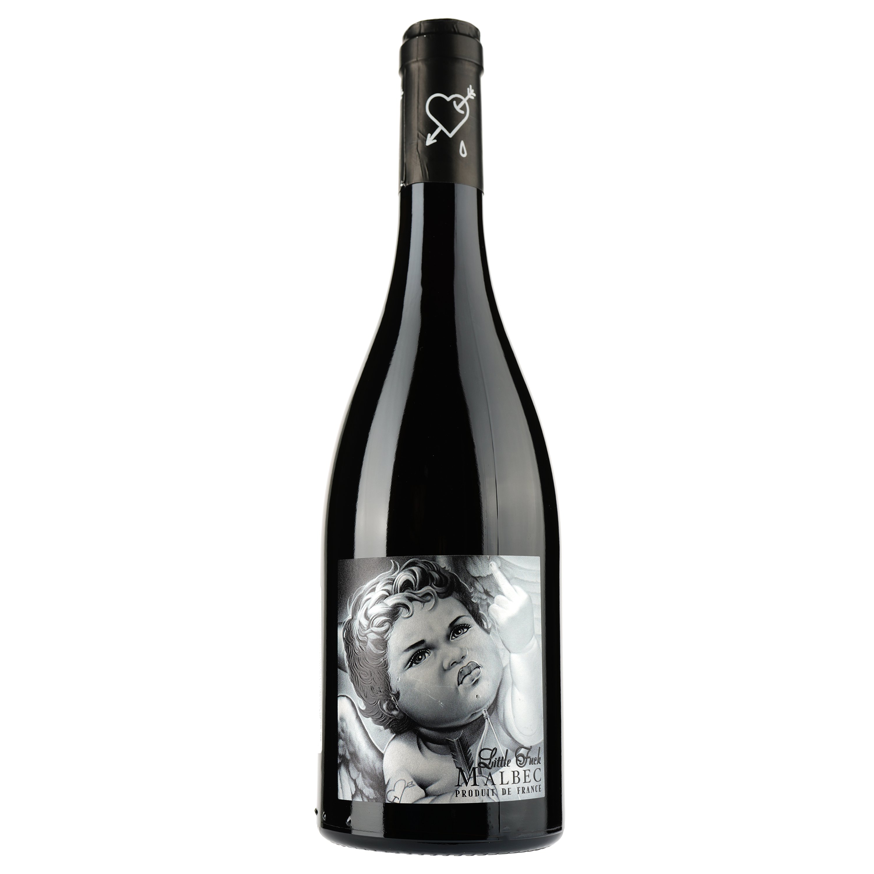 Вино Little Fuck 2021 AOP Cahors, красное, сухое, 0,75 л - фото 1