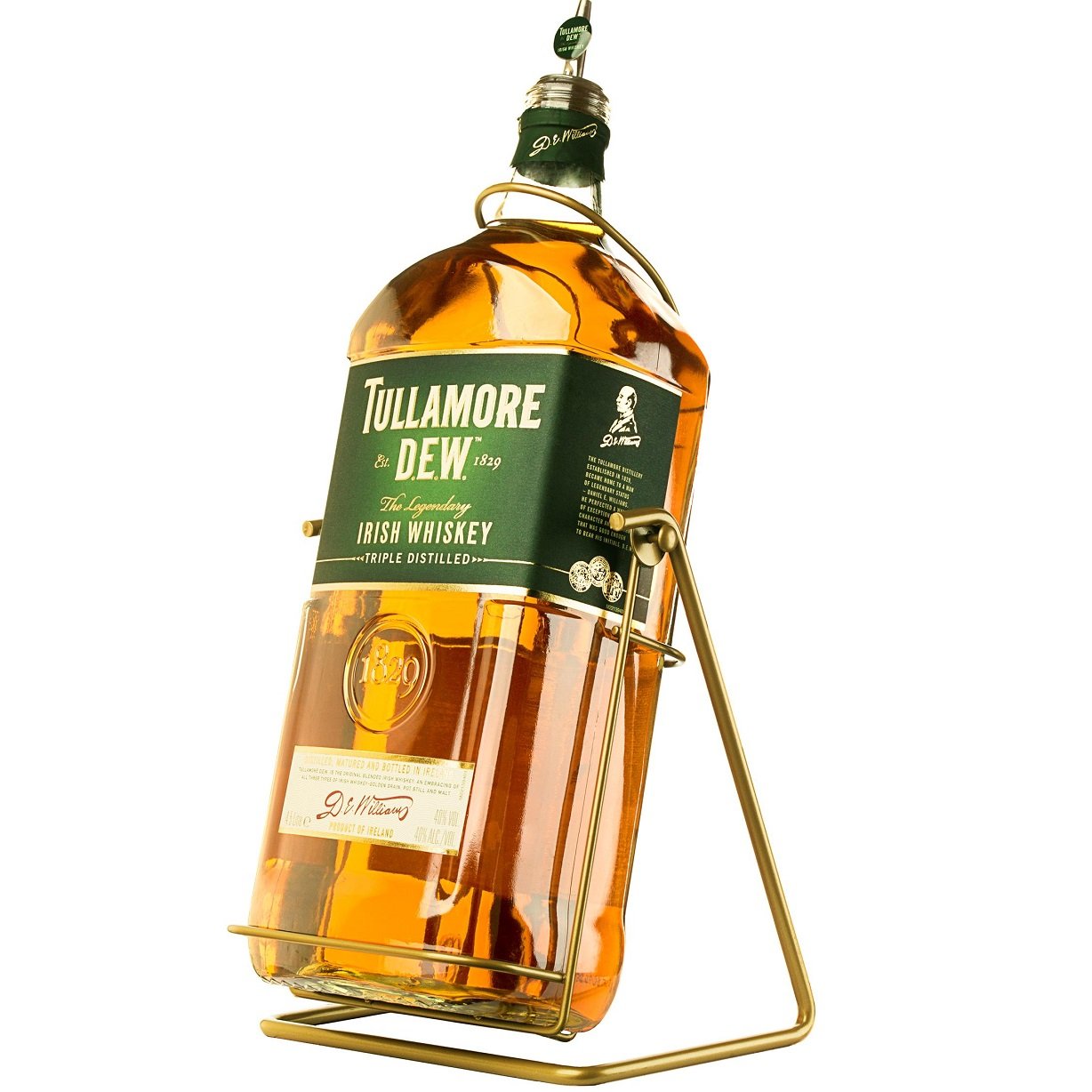 Віскі Tullamore Dew Original Irish Whiskey, 40%, 4,5 л - фото 2