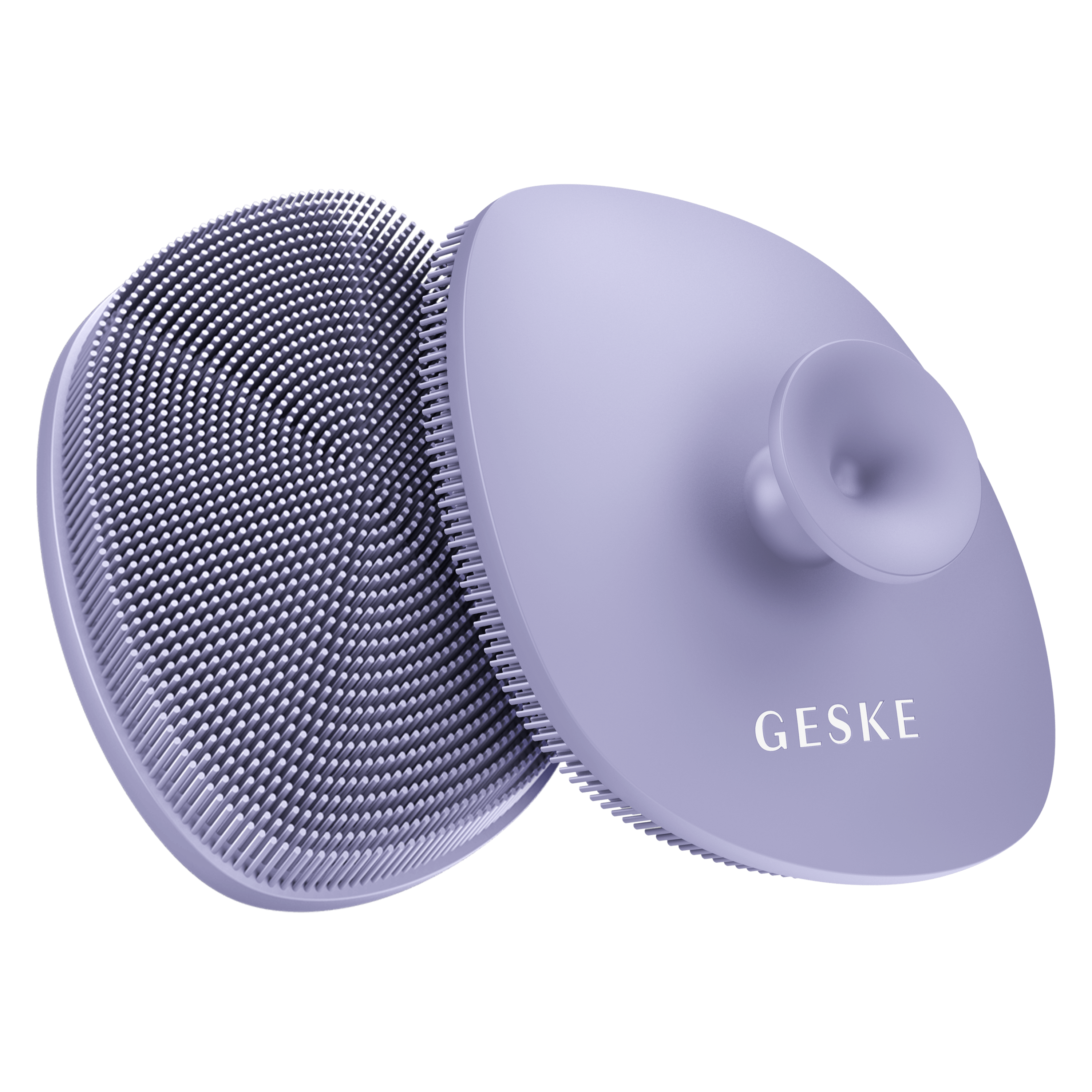 Щетка для лица GESKE Facial Brush 4 в 1 с держателем фиолетовая - фото 3