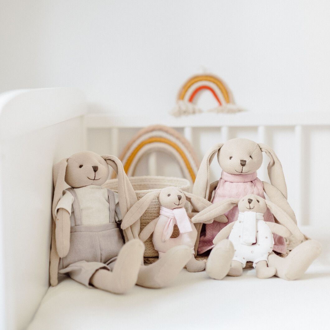 Мягкая игрушка Canpol babies Кролик, розовый (80/200_pin) - фото 7
