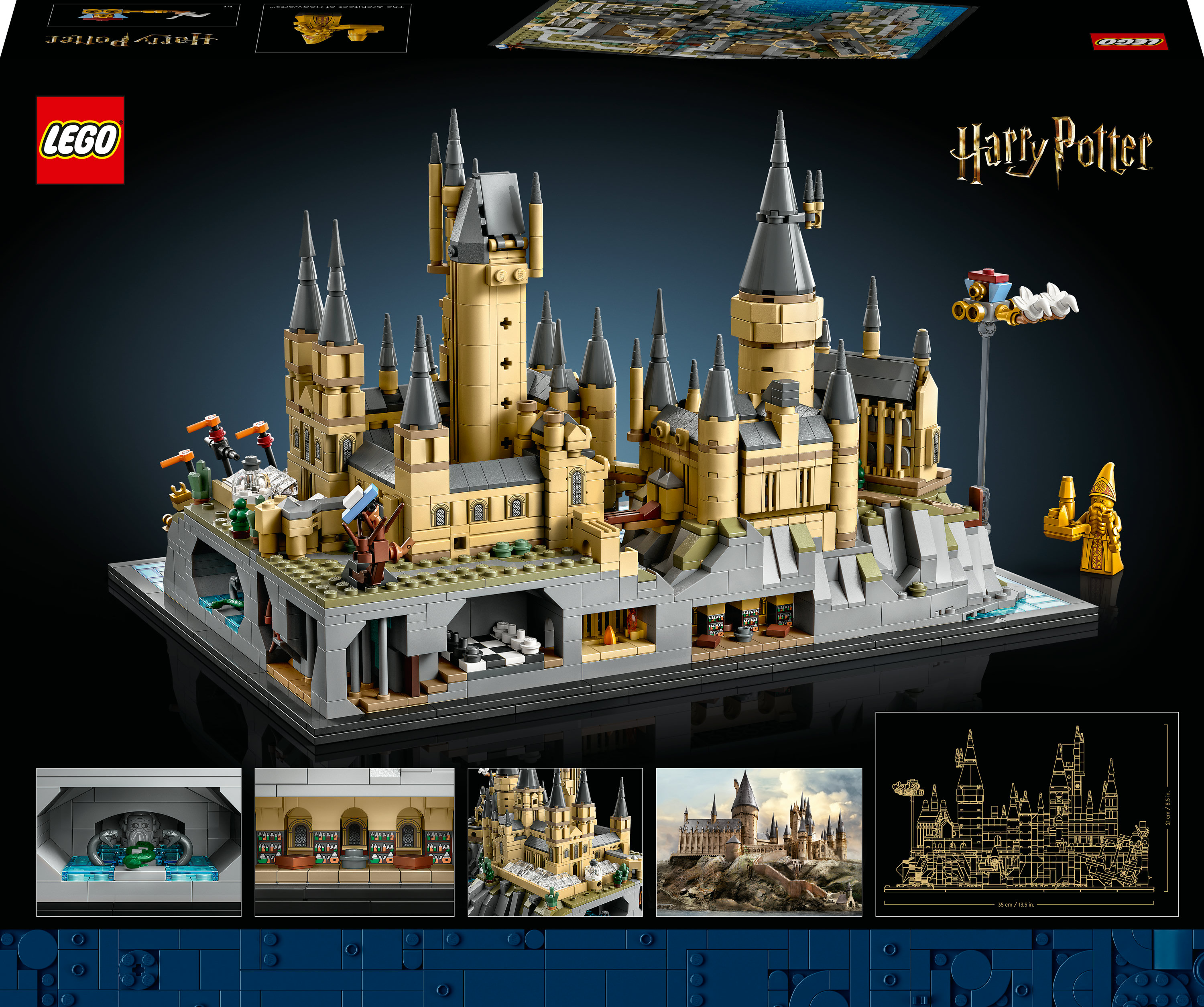 Конструктор LEGO Harry Potter Замок и территория Хогвартса, 2660 деталей (76419) - фото 8