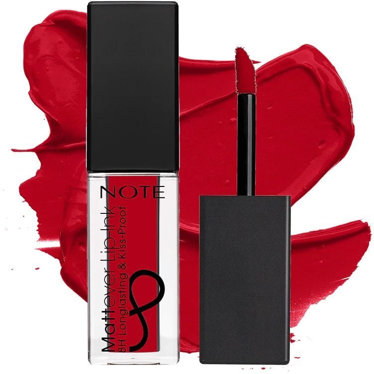 Матовый флюид для губ Note Cosmetique Mattever Lip-Ink тон 14 (Unpredictable Red) 4.5 мл - фото 2