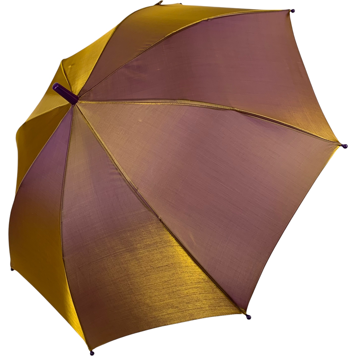 Детский зонт-трость полуавтомат Toprain 85 см золотой - фото 1