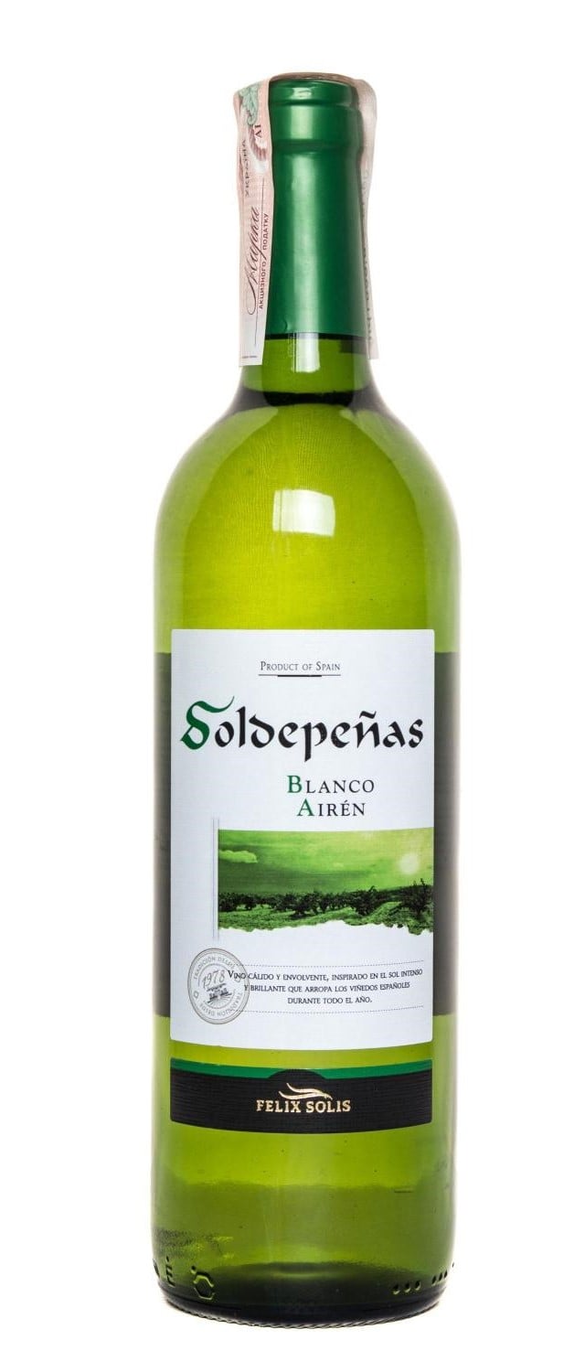 Вино Soldepenas Blanco Airen dry, 11%, 0,75 л (443366) - фото 1