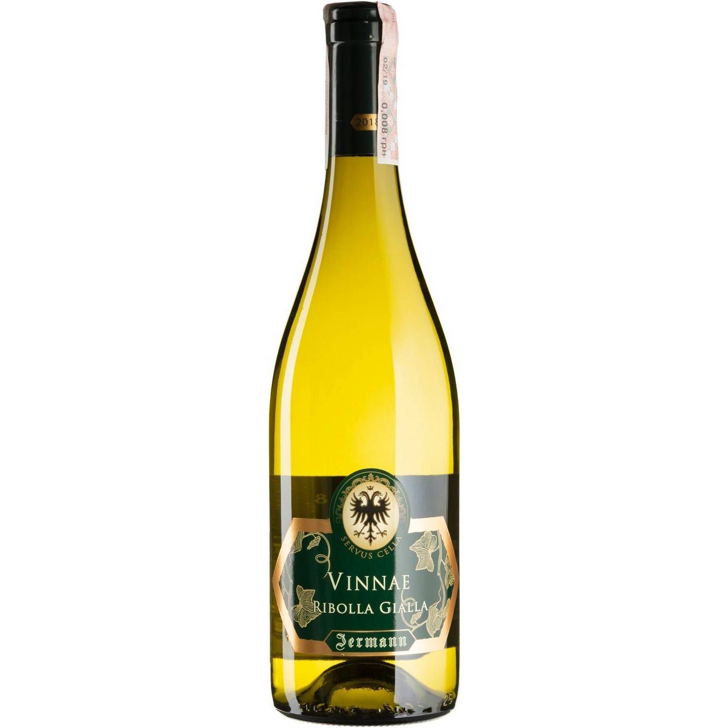Вино Jermann Vinnae Ribolla Gialla 2021, біле, сухе, 0,75 л - фото 1