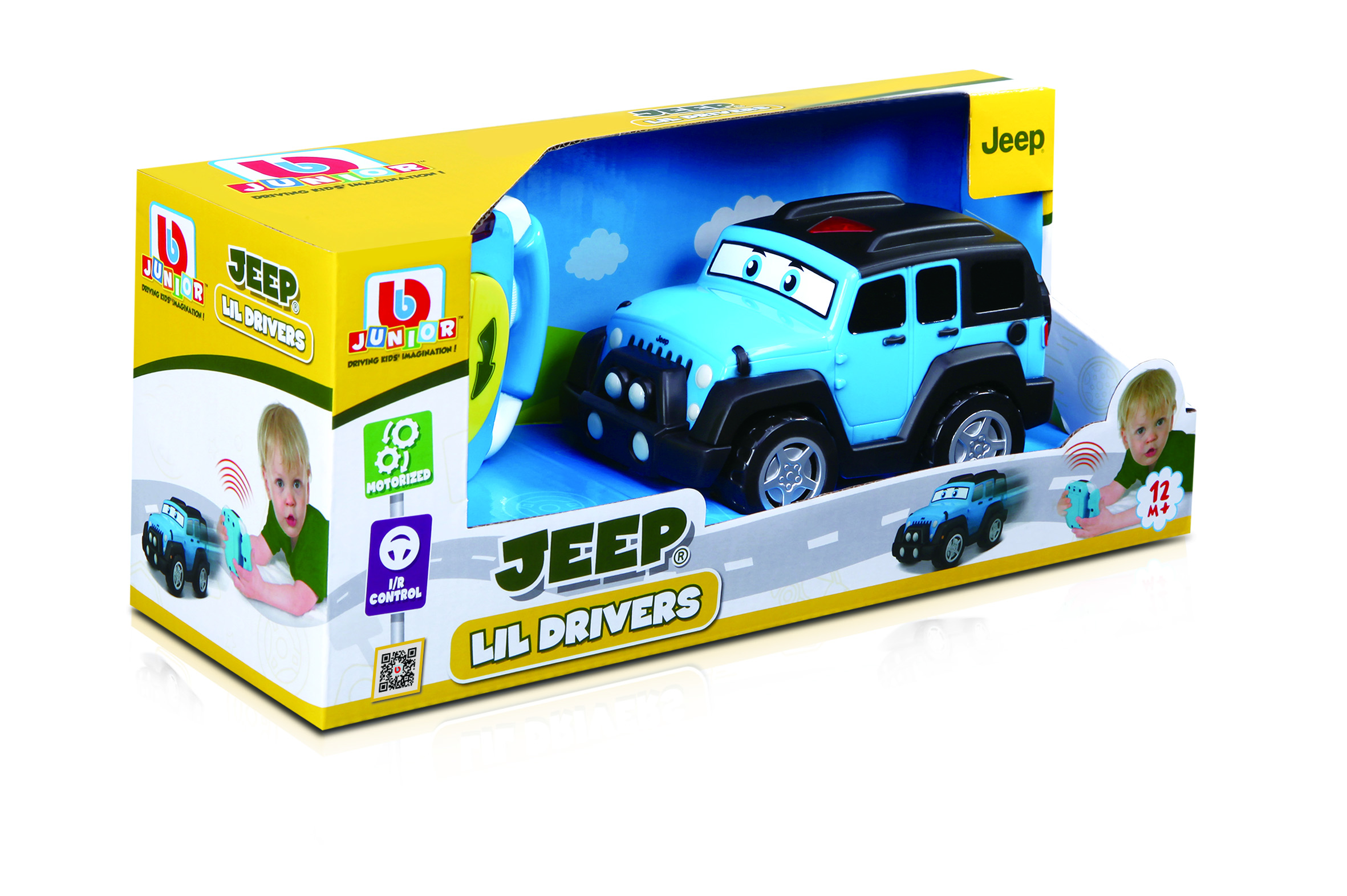 Автомодель Bb Junior Jeep Wrangler Unlimited на ІЧ-керуванні синій (16-82301) - фото 4