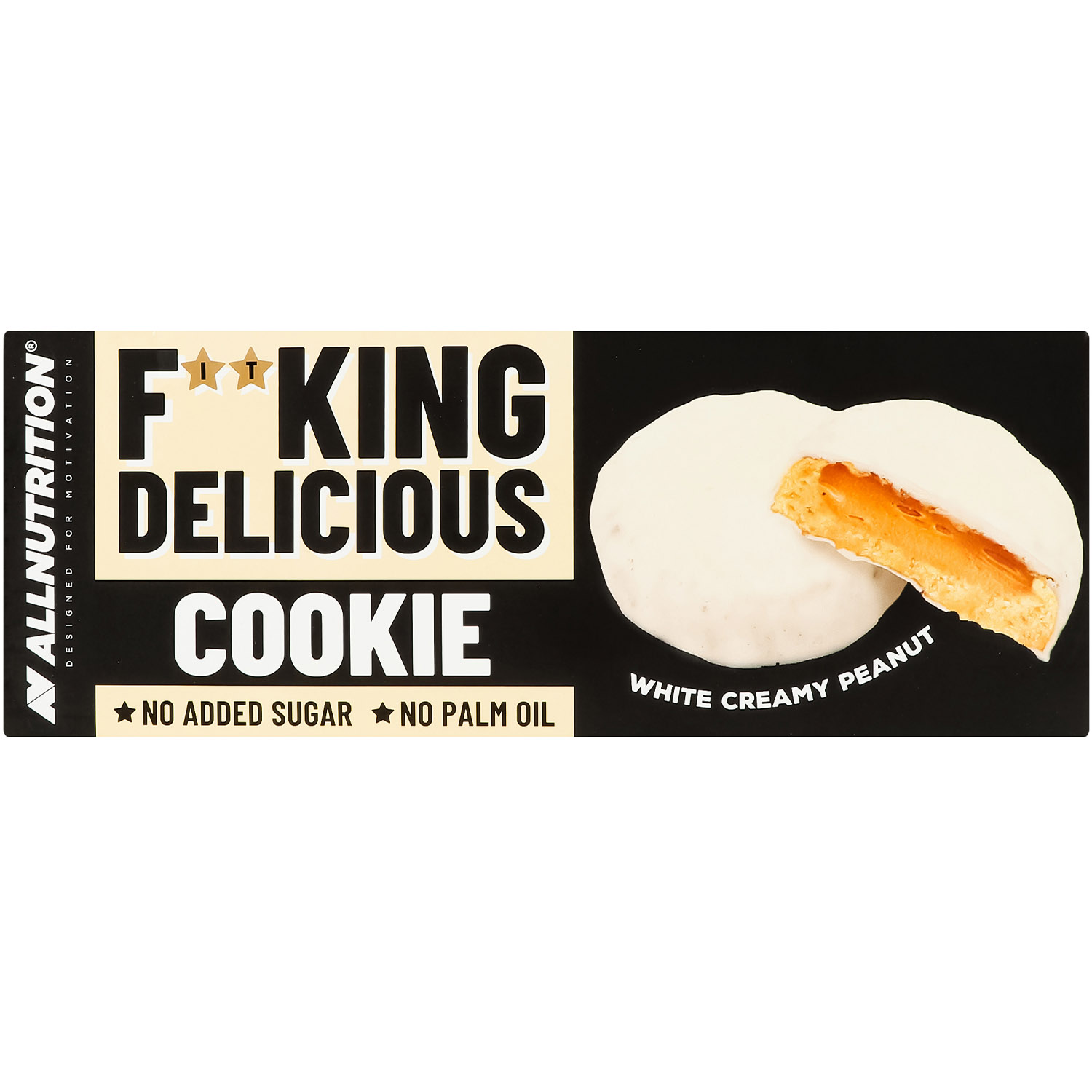 Печиво Allnutrition Fitking Delicious Coookie вершково-арахісове 128 г (943248) - фото 1