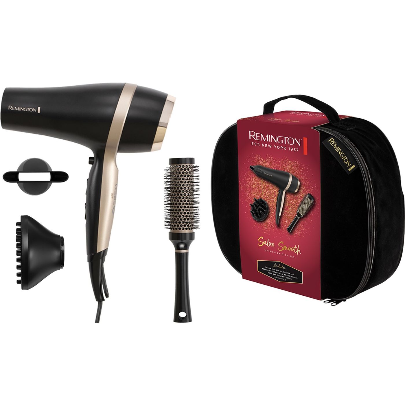 Фен Remington Salon Smooth D6940GP черный - фото 6