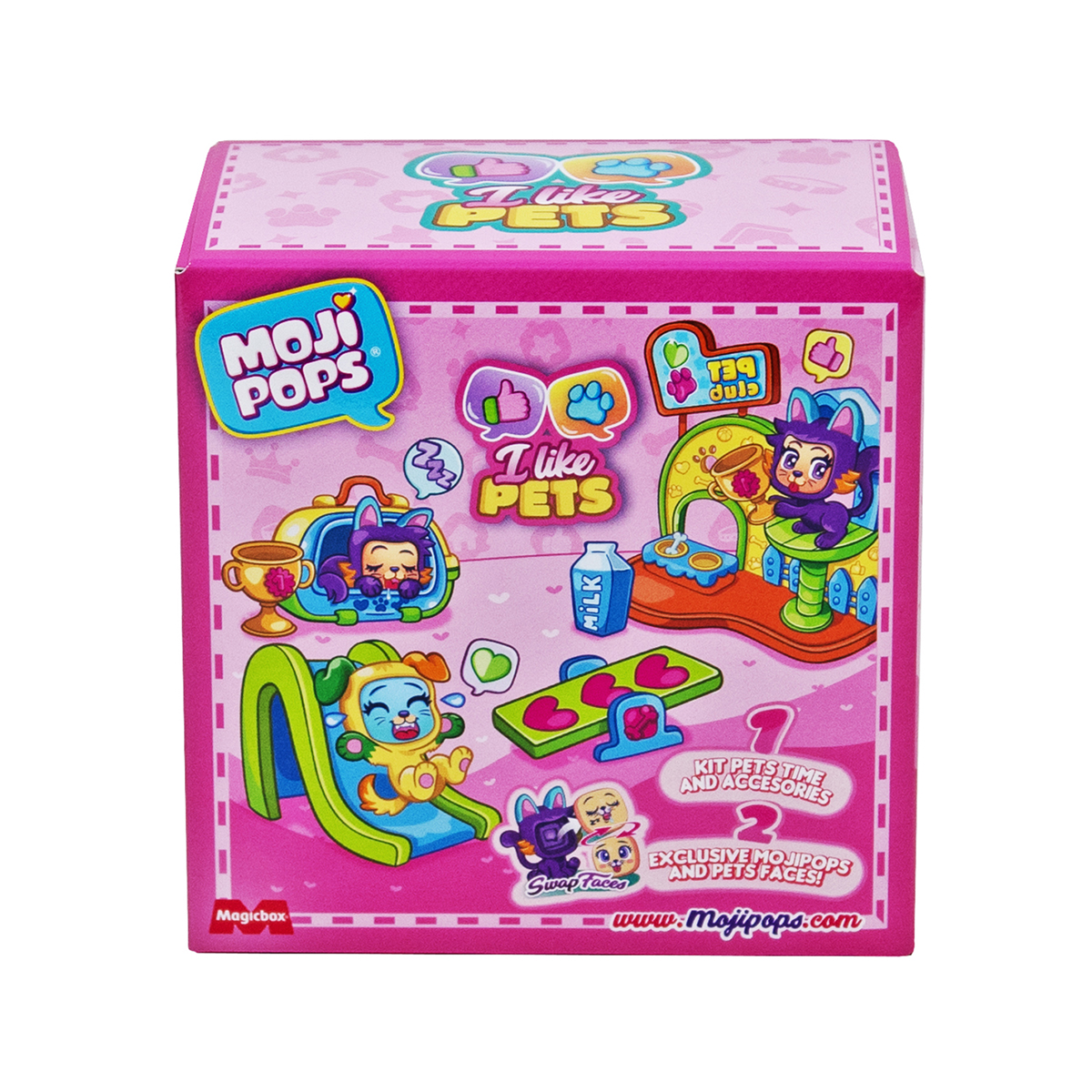 Игровой набор Moji Pops Box I Like Любимцы на прогулке (PMPSV112PL10) - фото 4