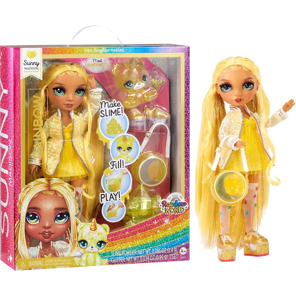 Лялька Rainbow High Classic Sunny Madison з аксесуарами та слаймом 28 см (120186) - фото 1