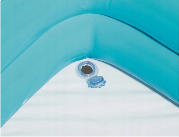 Детский надувной бассейн Bestway 140х140 см голубой с белым (21138) - фото 6