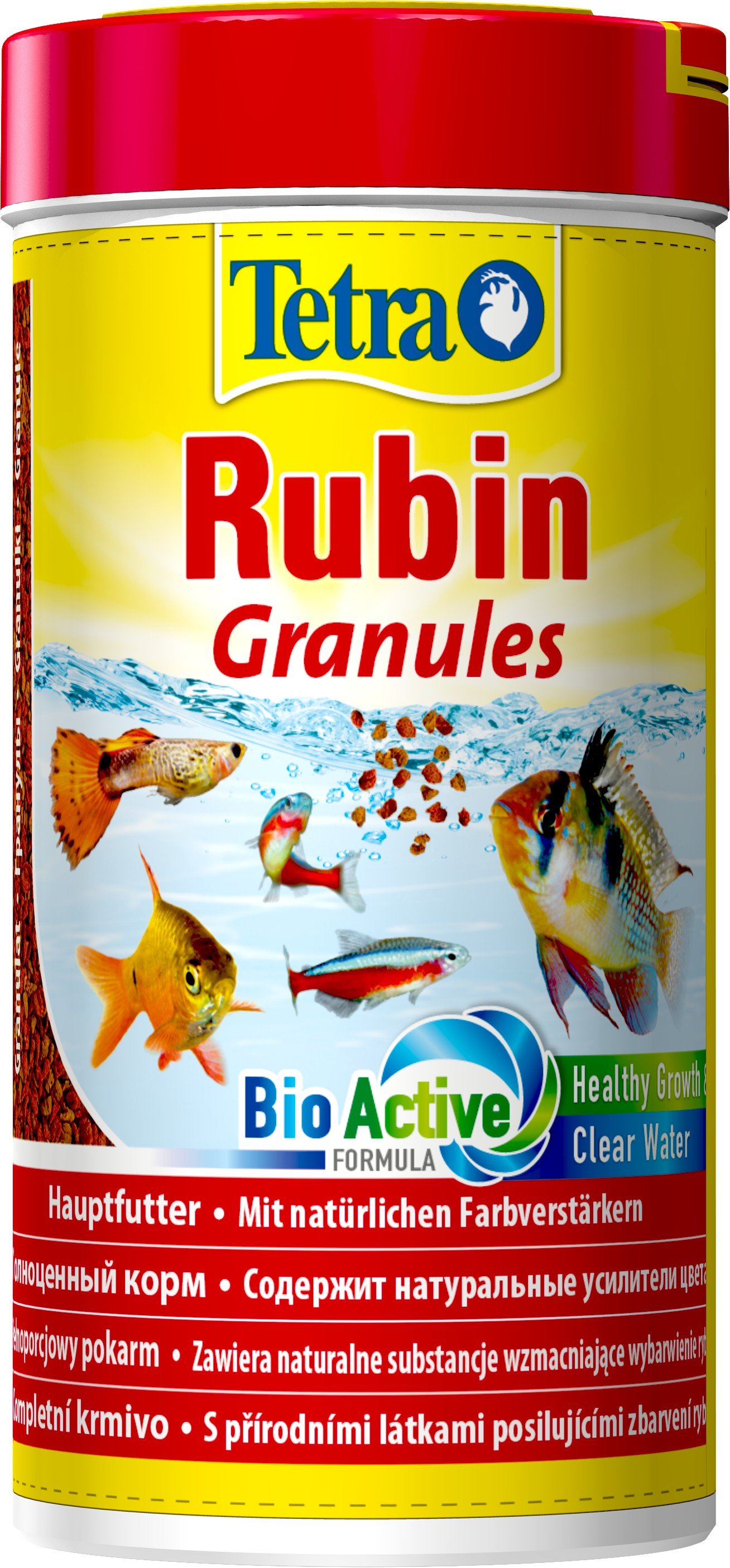 Корм для аквариумных рыбок Tetra Rubin Granules Гранулы для усиления естественной окраски, 250 мл (139800) - фото 1