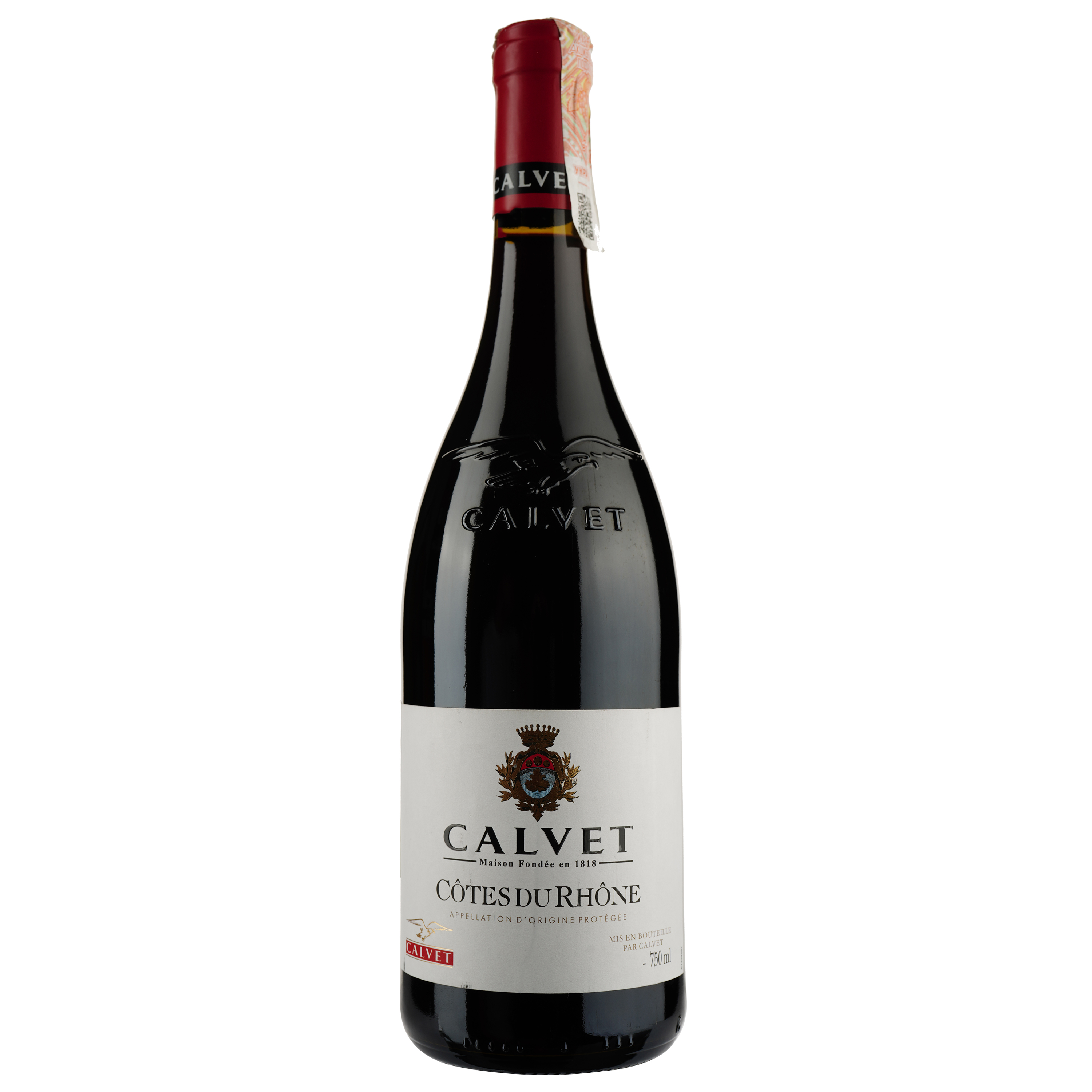 Вино Calvet Cotes du Rhone Reserve 13.5% 0.75 л - фото 1